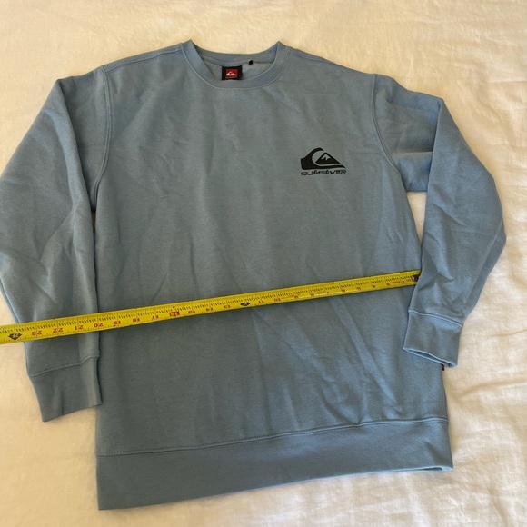 Quiksilver Light Blue Crewneck NWOT - Picture 7 of 7